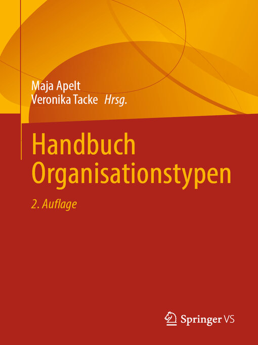 Title details for Handbuch Organisationstypen by Maja Apelt - Available